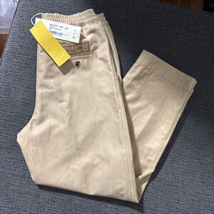 NEW WOMEN’S MARNI TECHNICAL COTTON LINEN COVERT NOMAD KHAKI PANTS SIZE 42 IT 6 U
